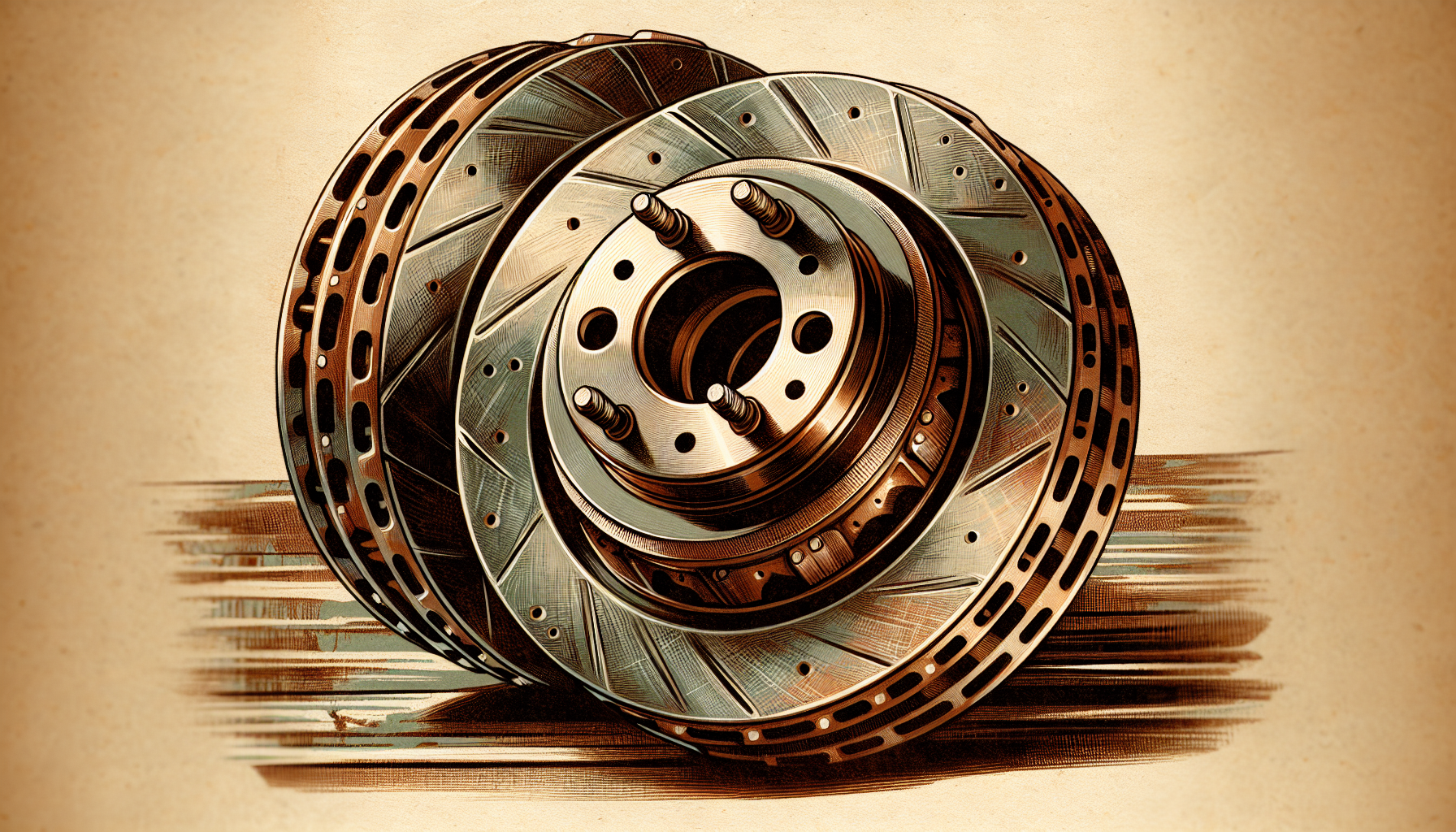 Heavy-duty brake rotors for towing and hauling