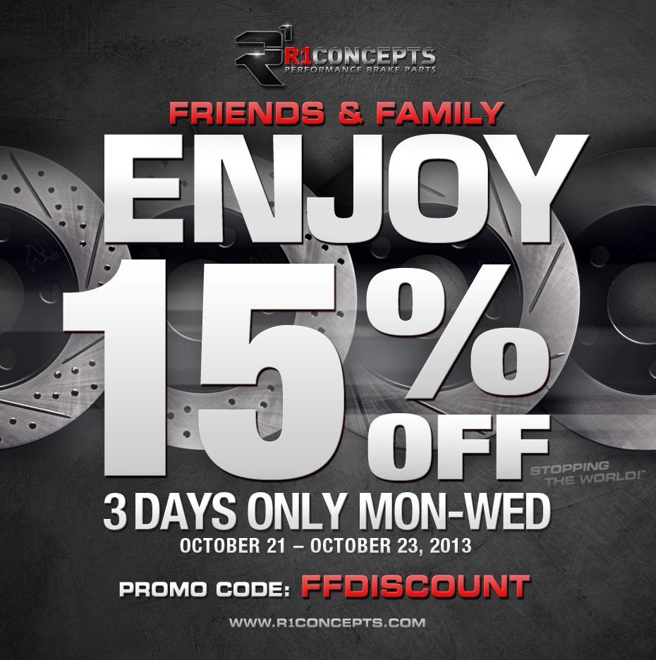 Friends & Family Discount! 15 Sitewide until Oct. 23