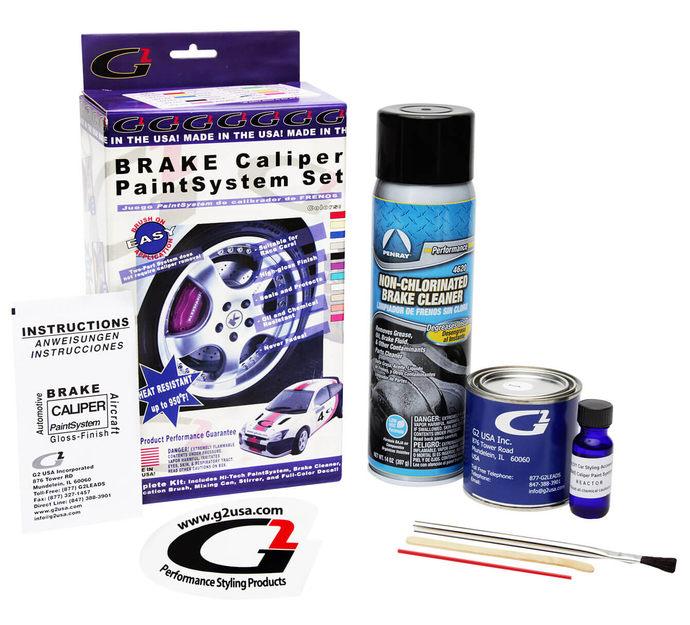 g2 brake caliper paint kit
